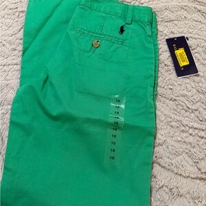 Ralph Lauren Boys Vibrant Green Chinos